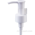 24/410 Gold links Rechts Lock Pet Plastic Lotion Pompfles voor Lotion Clear met Bamboo Lotion